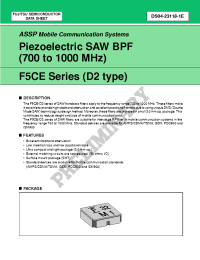 Datasheet FAR-F5CE-820M00-K202-W manufacturer Fujitsu